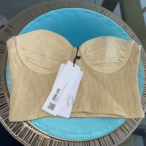 Top zara Color Beige